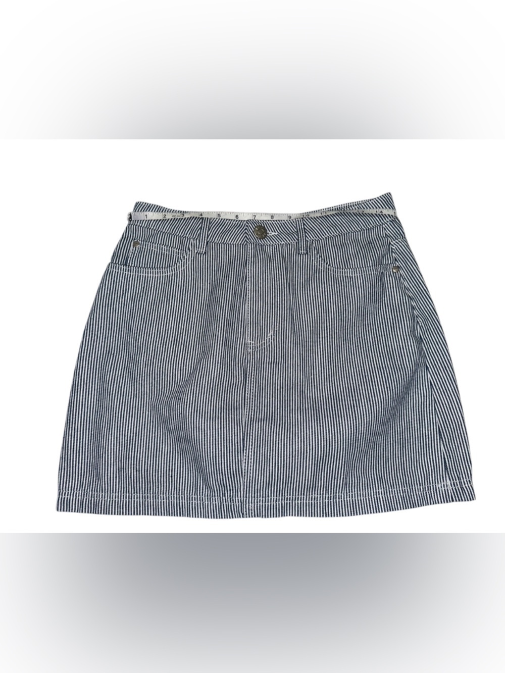 DESU Kelly Denim Skirt in Dark Blue Size 10